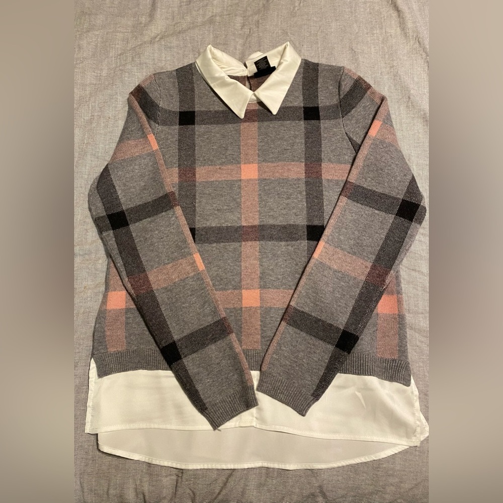 Tahari Collared Sweater